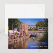 Clopton Bridge Avon Stratford Upon Avon Briefkaart (Voorkant / Achterkant)
