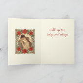 Close Enough To Feel Forever Art Nouveau  Kaart (Binnen)