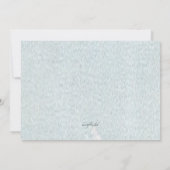 Close Finish Derby Invitation Kaart (Achterkant)