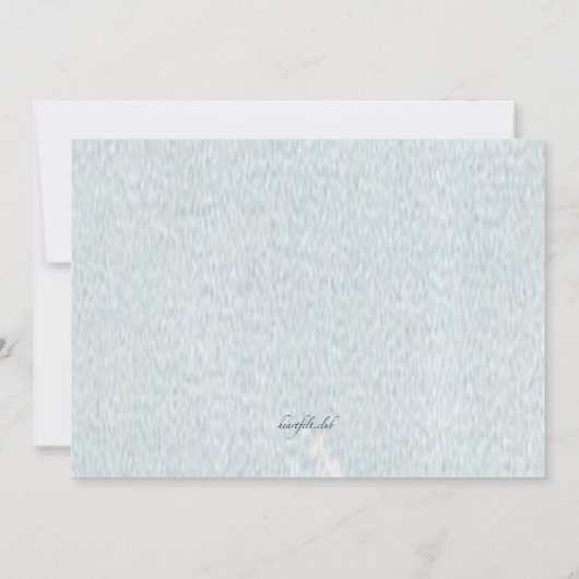 Close Finish Derby Invitation Kaart (Achterkant)