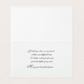 Close in my heart... Sympathy / Thinking of You Kaart (Binnenkant ongevouwen)