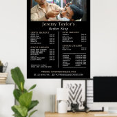 Close Shave, Herenkappers Prijslijst Poster (Thuiskantoor)