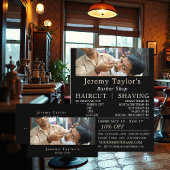 Close Shave, Mannen Barbers Adverteren Flyer