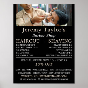 Close Shave, Mannen Barbers Adverteren Poster