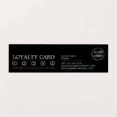 Close Shave, Mannen Barbers, Loyalty Kaart, Visitekaartje (Binnenkant ongevouwen)