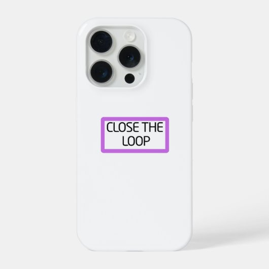 Close the Loop | Heavy-Duty iPhone Hoesje (Achterkant)