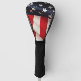Close-up Amerikaanse vlag Golfheadcover