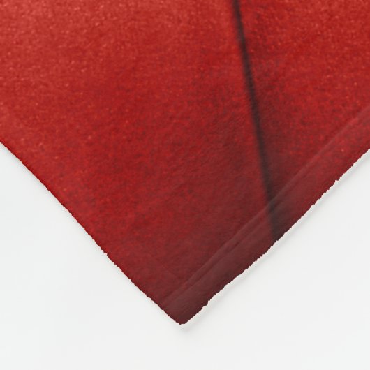 Close up background texture of scarlet red capiton fleece deken (Hoek)
