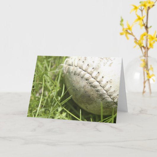 Close-up Baseball Vaders Dag Kaart (Gele Bloem)