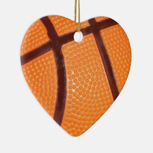 Close-up Basketbal Keramisch Ornament (Rechts)