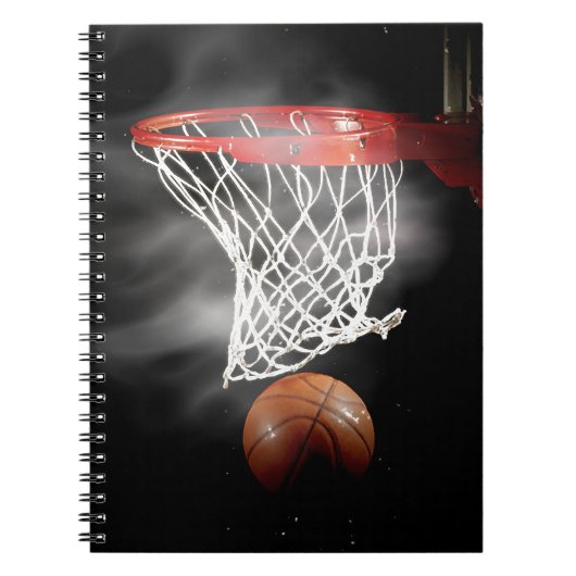 Close-up basketbal Notitieboek (Voorkant)