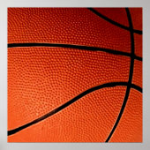 Close-up Basketball Poster (Voorkant)