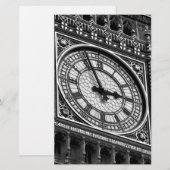 Close-up Big Ben-klokkentoren Reizen Europa Briefpapier (Voorkant / Achterkant)