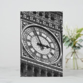 Close-up Big Ben-klokkentoren Reizen Europa Briefpapier (Staand voorkant)