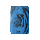 Close-up blauw rood roos, macro schoonheid. badmat (Voorkant Verticaal)