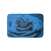Close-up blauw rood roos, macro schoonheid. badmat (Voorkant)