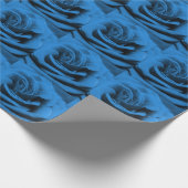 Close-up blauw rood roos, macro schoonheid. cadeaupapier (Hoek)