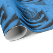 Close-up blauw rood roos, macro schoonheid. cadeaupapier (Rol Hoek)