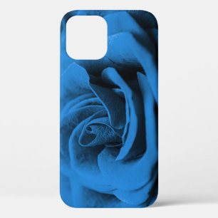 Close-up blauw rood roos, macro schoonheid. Case-Mate iPhone case
