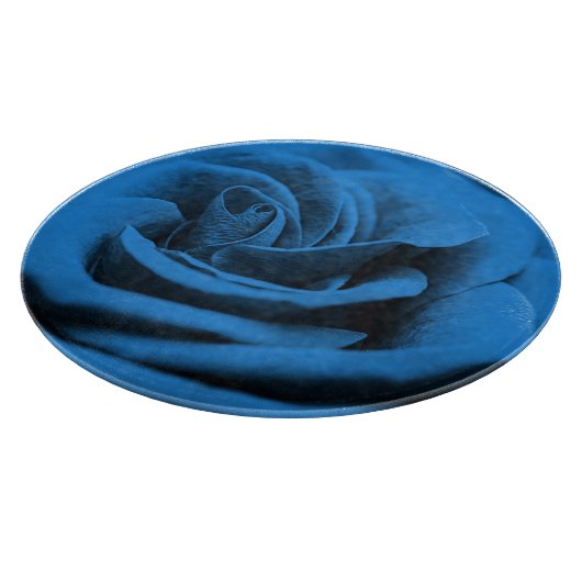 Close-up blauw rood roos, macro schoonheid. snijplank (Hoek)