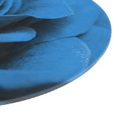 Close-up blauw rood roos, macro schoonheid. snijplank (Hoek)