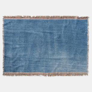 Close-up blauwe denim jeans textuur deken