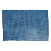 Close-up blauwe denim jeans textuur kussensloop (Voorkant)