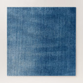 Close-up blauwe denim jeans textuur legpuzzel (Horizontaal)
