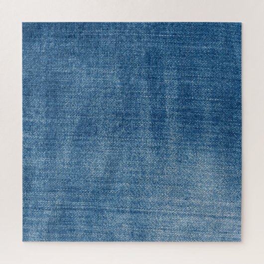 Close-up blauwe denim jeans textuur legpuzzel (Verticaal)