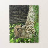 Close-up Cheetah Legpuzzel (Verticaal)