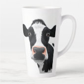 Close-Up Cow Curiosity Latte Mok (Rechts)