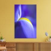 Close-up detail van een Blue Flag iris. Canvas Afdruk (Insitu (Woonkamer))