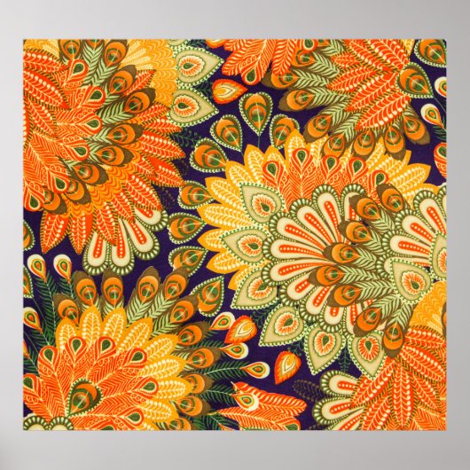 Close-up  doek patroon achtergrond. poster (Voorkant)