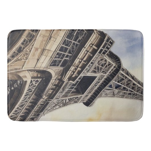 Close-up Eiffeltoren Parijs Love City Travel Badmat (Voorkant)