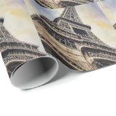 Close-up Eiffeltoren Parijs Love City Travel Cadeaupapier (Rol Hoek)