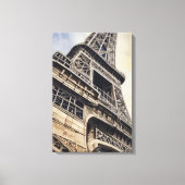 Close-up Eiffeltoren Parijs Love City Travel Canvas Afdruk (Voorkant)