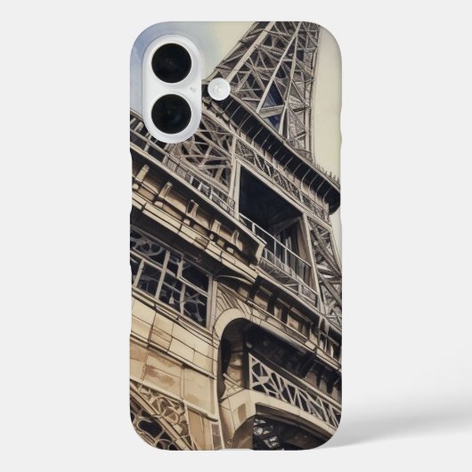 Close-up Eiffeltoren Parijs Love City Travel Case-Mate iPhone Case (Achterkant)