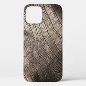 Close-up Elegant leer: gestructureerd patroon Case-Mate iPhone Case (Achterkant)