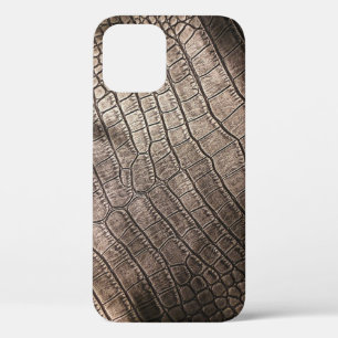 Close-up Elegant leer: gestructureerd patroon Case-Mate iPhone Case