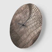 Close-up Elegant leer: gestructureerd patroon Grote Klok (Hoek)
