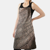 Close-up Elegant leer: gestructureerd patroon Schort (Insitu)