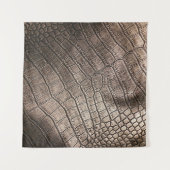 Close-up Elegant leer: gestructureerd patroon Wandkleed (Voorkant (horizontaal))