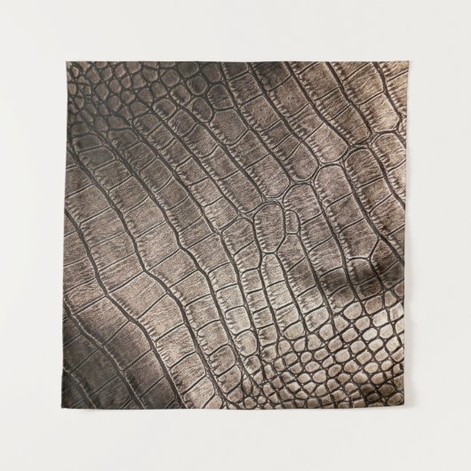 Close-up Elegant leer: gestructureerd patroon Wandkleed (Voorkant (horizontaal))