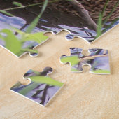 Close-up foto van een eend legpuzzel (Zijkant)