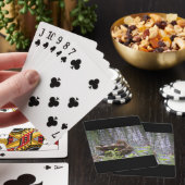 Close-up foto van een eend pokerkaarten (Insitu)