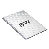 Close Up Golf Monogram Notitieboek (Rechterzijde)