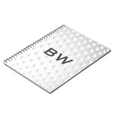 Close Up Golf Monogram Notitieboek (Linkerzijde)