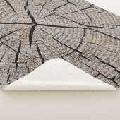 Close up gray background texture of old weathered  sherpa deken (3/4)