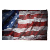 Close-up grunge Amerikaanse vlag. Kussensloop (Achterkant)