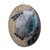 Close-up insectenkop dartbord (Voorkant Rechts)